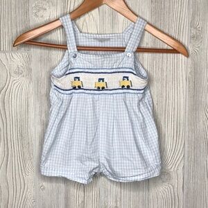 Fantaisie Kids Embroidered Car Shortall 18 Mo